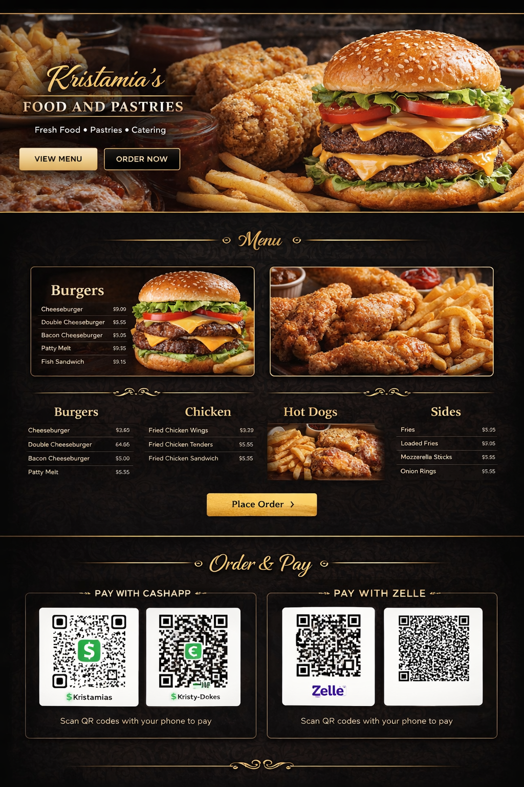 Luxury website preview